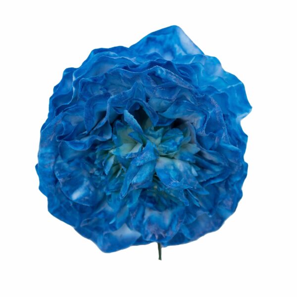 Flor de flamenca mediana color Azul Azafata