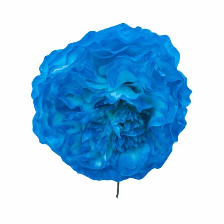 Flor de flamenca mediana color Azul Turquesa - Imagen 1