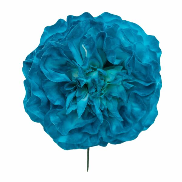 Flor de flamenca mediana color Aguamarina