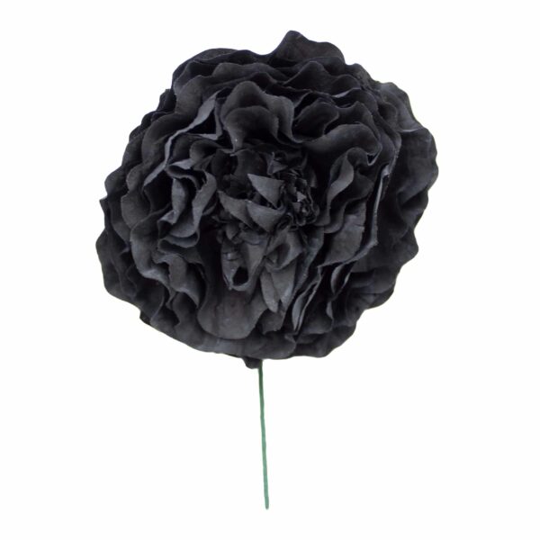 Flor de flamenca mediana color Negro