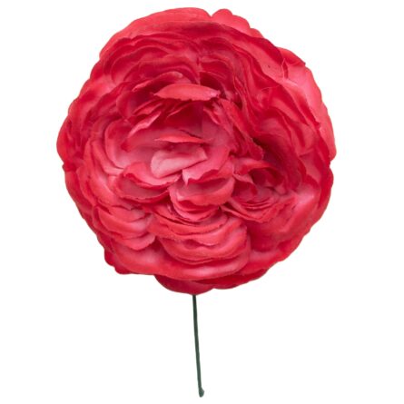 Flor de flamenca mediana color Rojo Guinda - Imagen 1