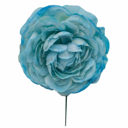 Flor de flamenca mediana color Azul Celeste - Imagen 1