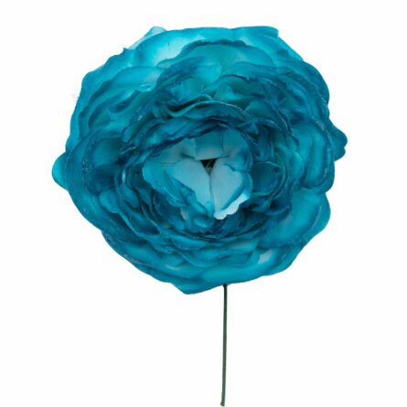 Flor de flamenca mediana color Aguamarina - Imagen 1