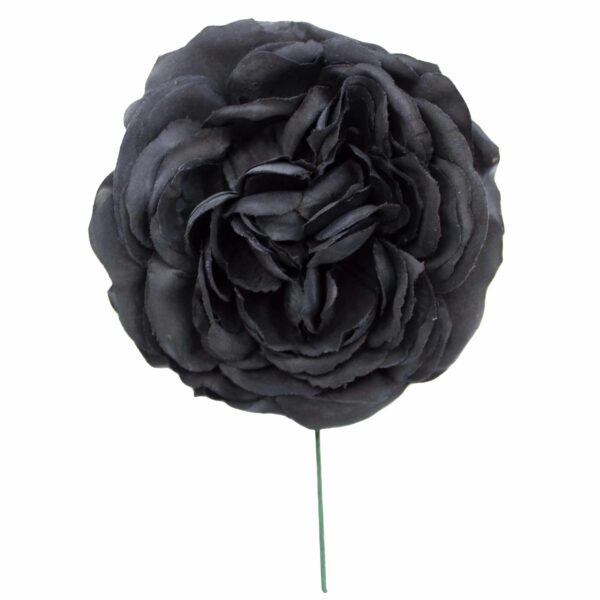 Flor de flamenca mediana color Negro