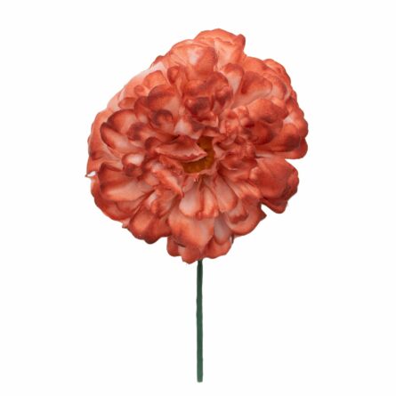 Flor de flamenca mediana color Coral - Imagen 1