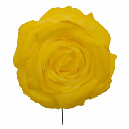 Rosa de flamenca color Amarillo - Imagen 1
