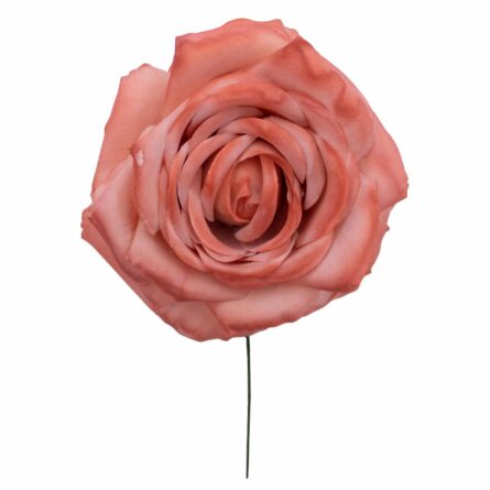 Rosa de flamenca color Coral Envejecido - Imagen 1