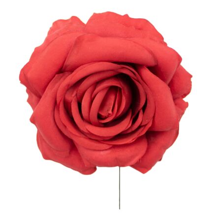Rosa de flamenca color Rojo - Imagen 1