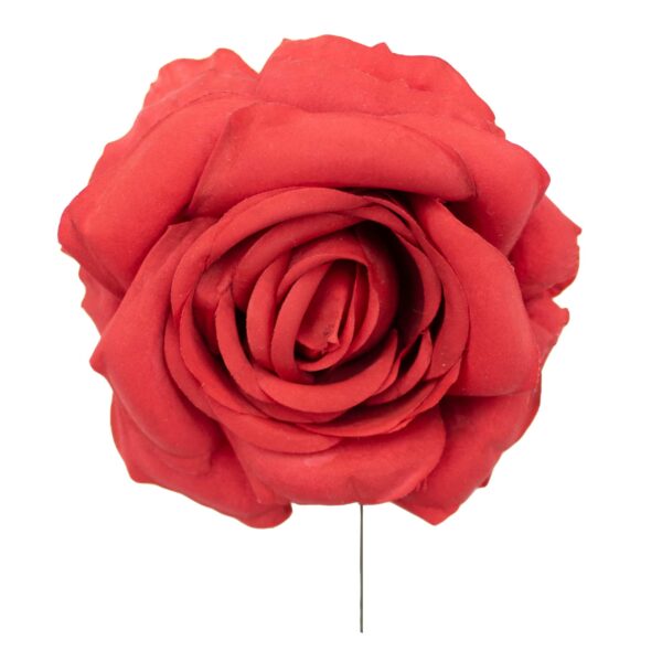 Rosa de flamenca color Rojo