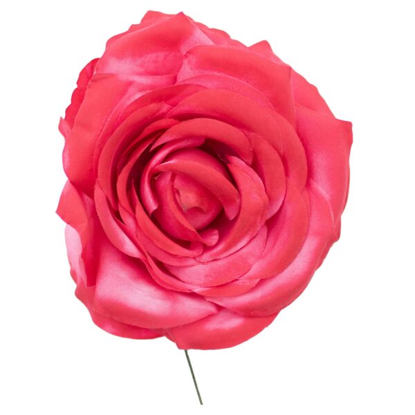 Rosa de flamenca color Rojo Guinda