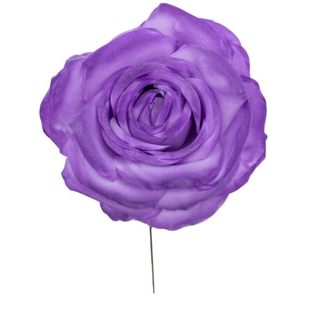 Rosa de flamenca color Morado - Imagen 1
