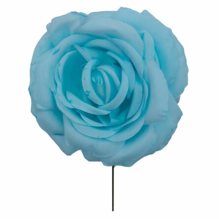 Rosa de flamenca color Aguamar Pastel - Imagen 1