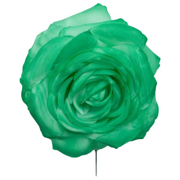 Rosa de flamenca color Verde Andalucía