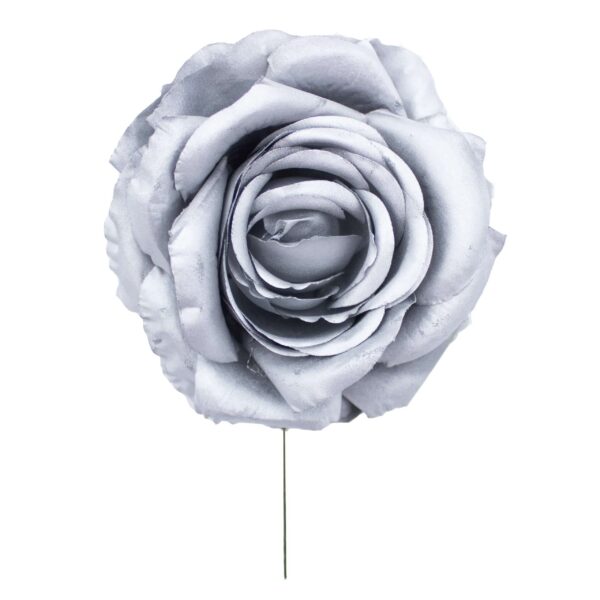 Rosa de flamenca color Plata