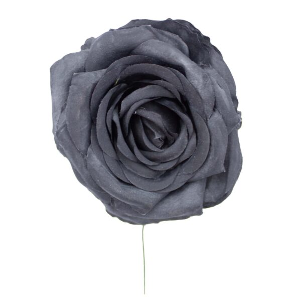 Rosa de flamenca color Negro