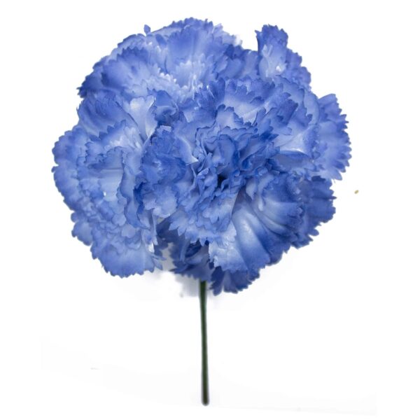 Ramillete de claveles de color Azul Azafata