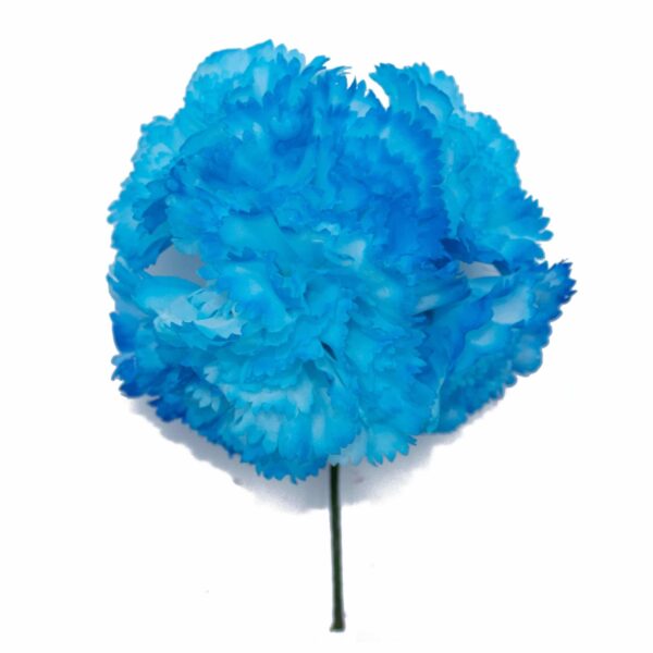 Ramillete de claveles de color Turquesa