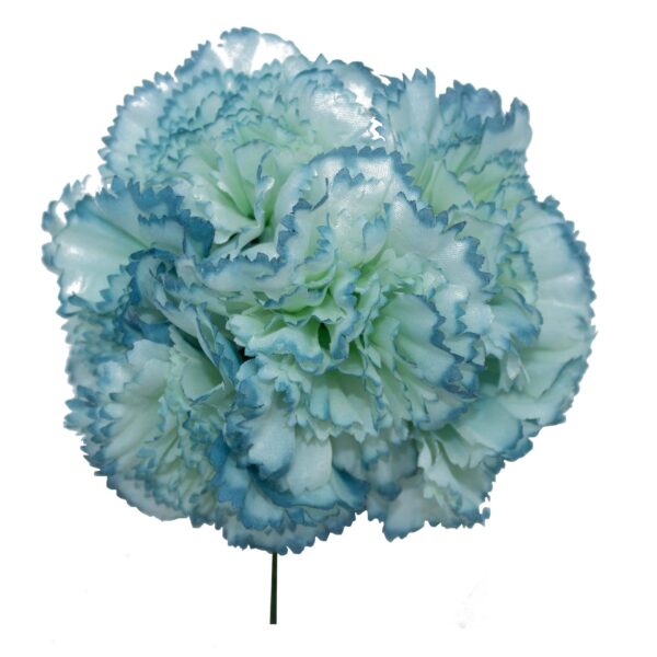 Ramillete de claveles de color Azul Ducado Antiguo
