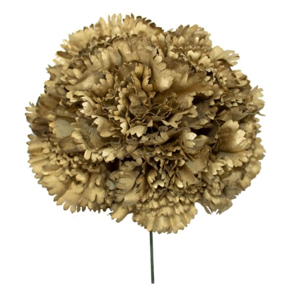 Ramillete de claveles de color Oro