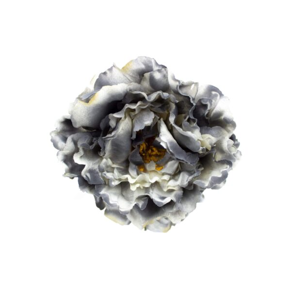 Flor de flamenca estilo peonia Gris