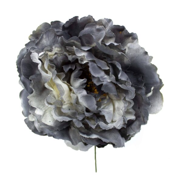 Flor de flamenca estilo peonia Gris
