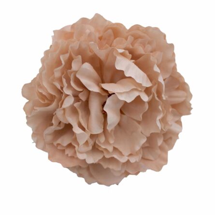 Flor de flamenca estilo peonia color Beige - Imagen 1