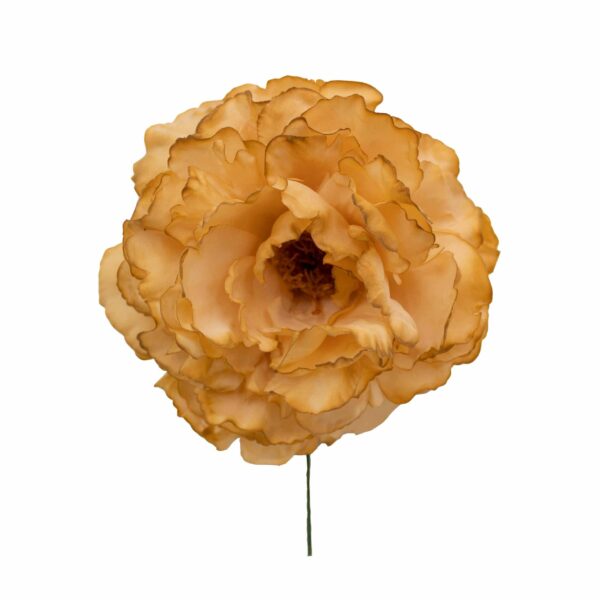 Flor de flamenca estilo peonia color Calabaza