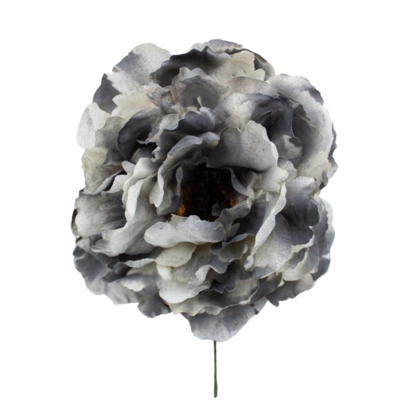 Flor de flamenca estilo peonia color Gris