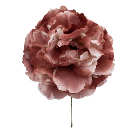 Flor de flamenca estilo peonia color Marrón - Imagen 1