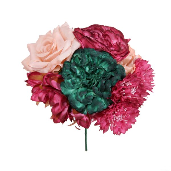 Ramillete tiara de flamenca multicolor