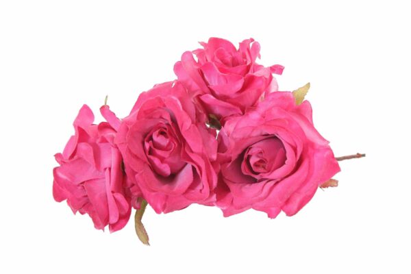 Diadema de rosas en color frambuesa