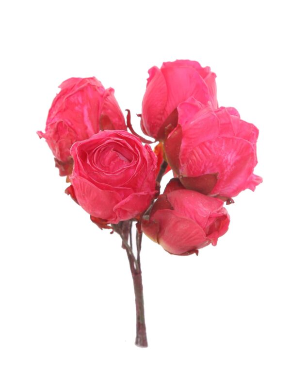 Capullo envejecido de rosas color Frambuesa