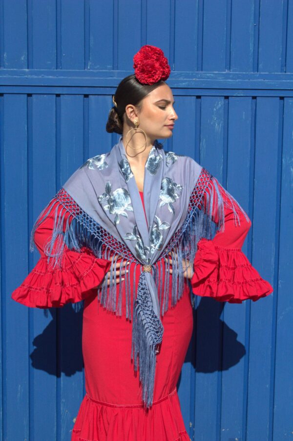 Traje de flamenca Atenea rojo