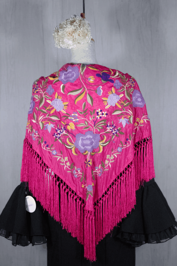 Mantón Alegría Fucsia