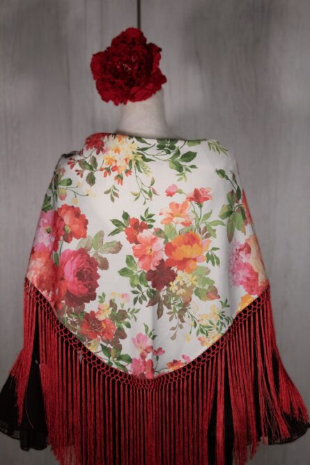 Mantón flores - Imagen 1