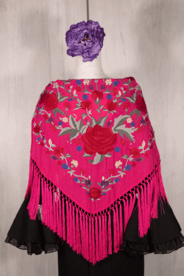 MAF062-scaled Mantón Alegría Fucsia