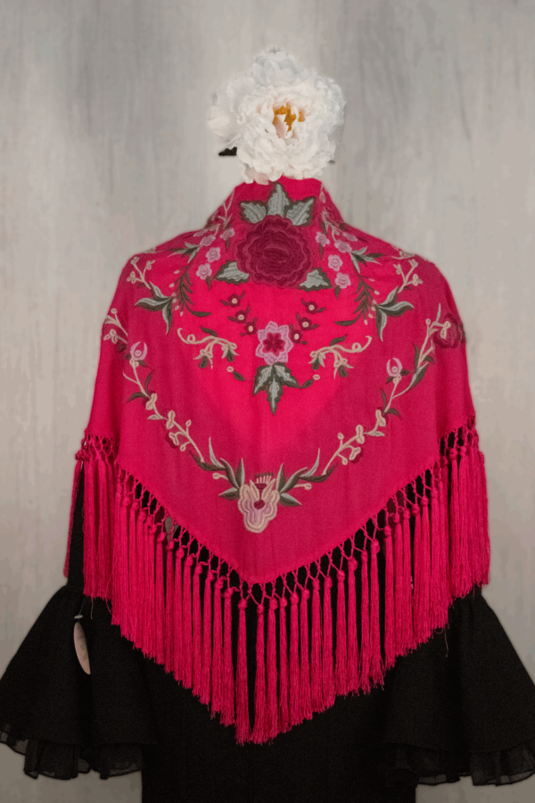 Mantón Alegría Fucsia