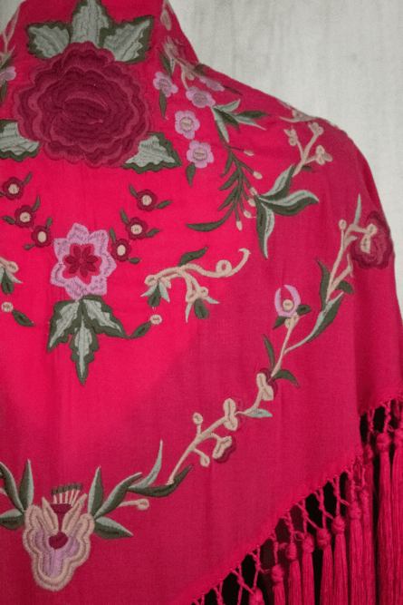 Mantón Alegría Fucsia - Imagen 2