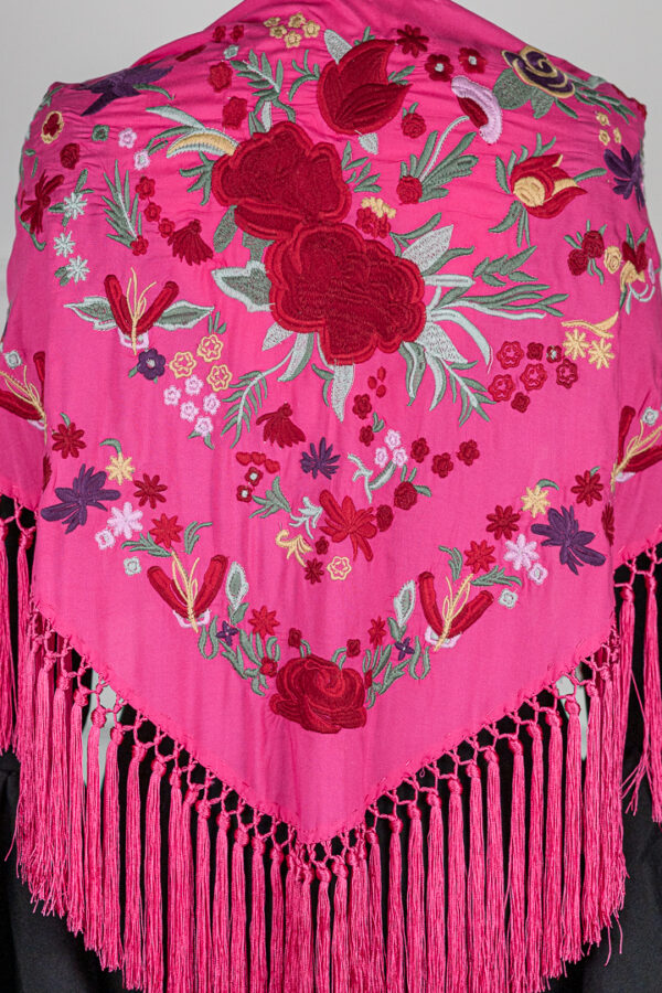 Mantón Alegría Frambuesa