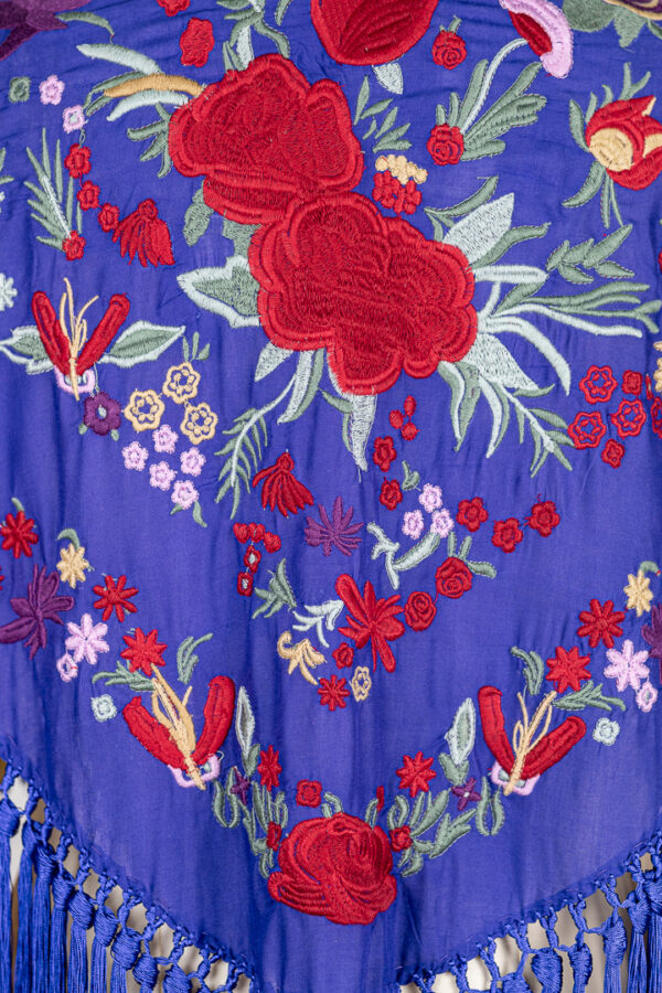 Mantón Alegría Morado