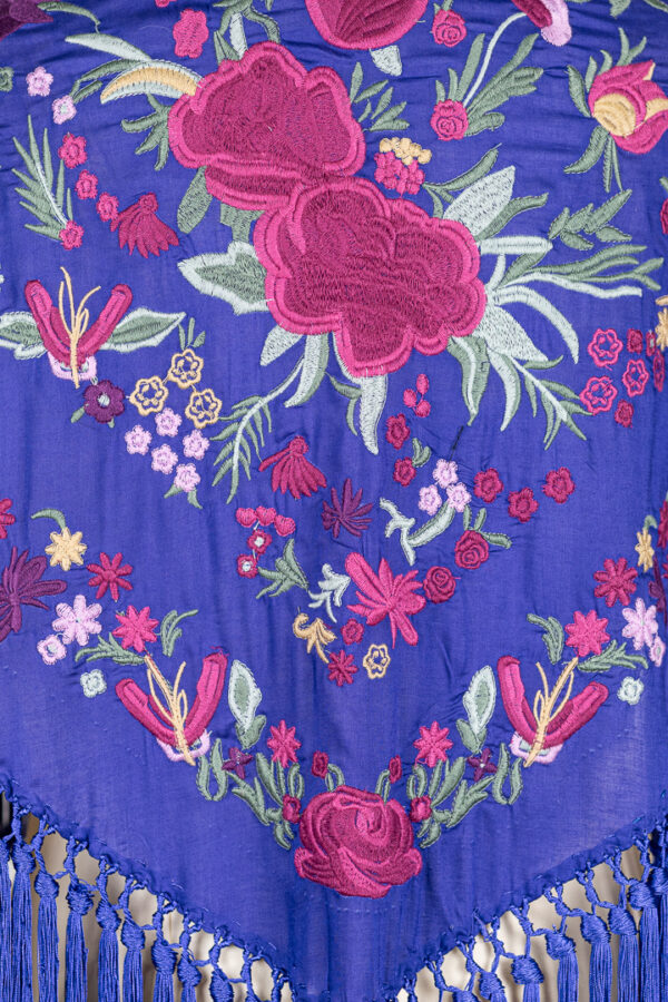 Mantón Alegría Morado