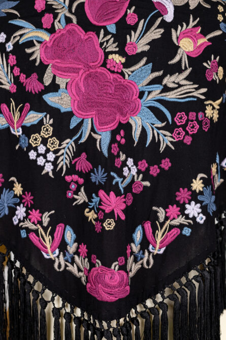 Mantón Alegría Negro - Imagen 3