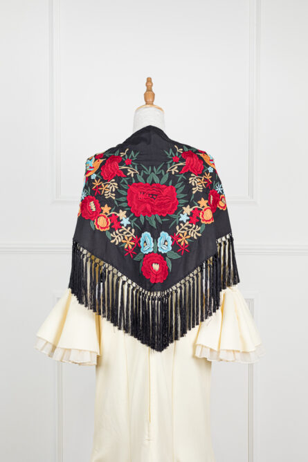 Mantón Alegría Negro - Imagen 1