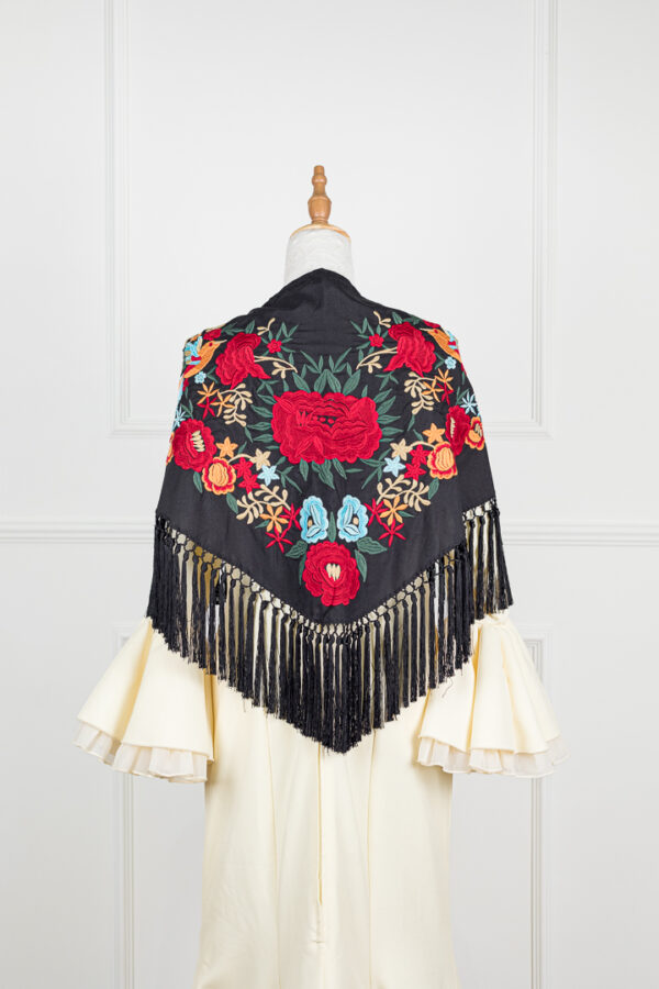 Mantón Alegría Negro