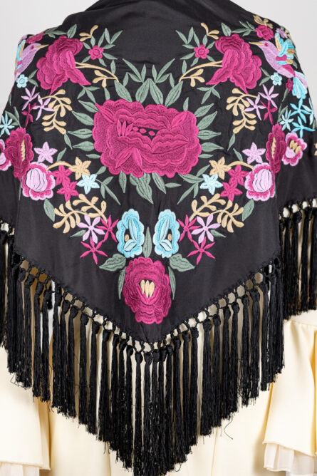 Mantón Alegría Negro - Imagen 2