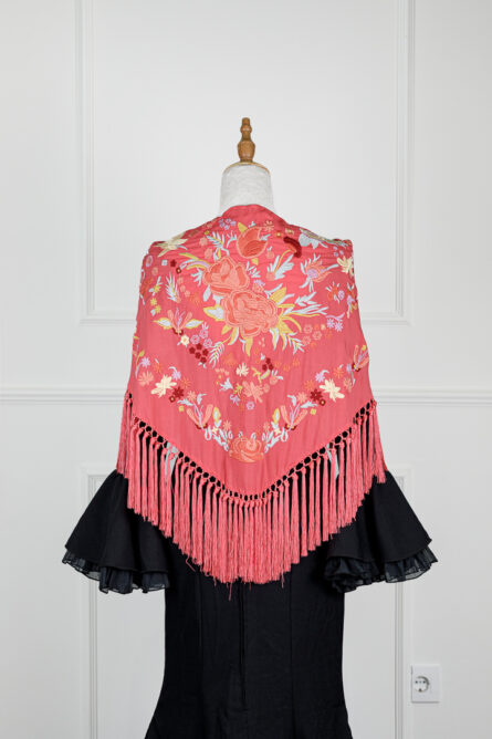 Mantón Alegría Coral - Imagen 1