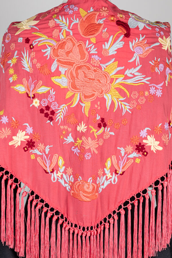 Mantón Alegría Coral