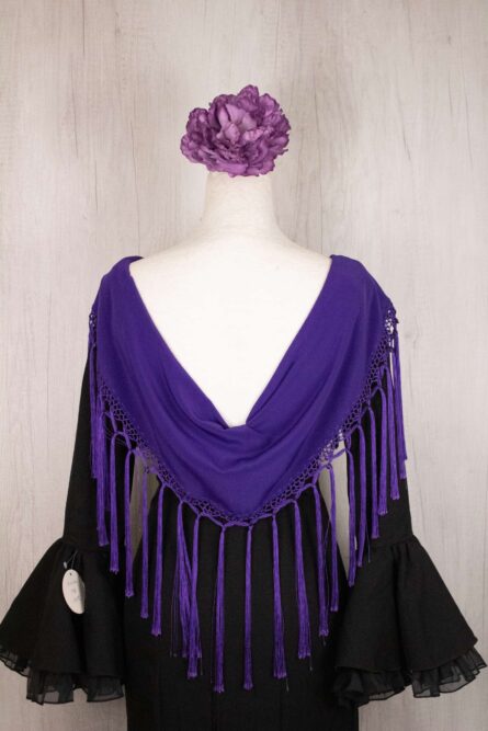 Mantón niña morado - Imagen 1