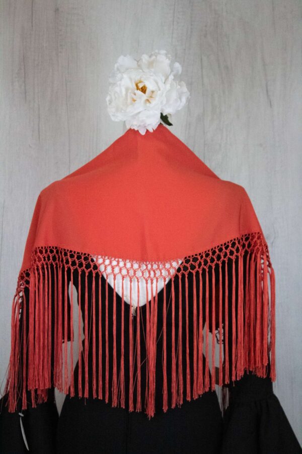 Mantón niña coral