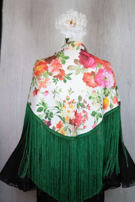 Mantón flores - Imagen 1